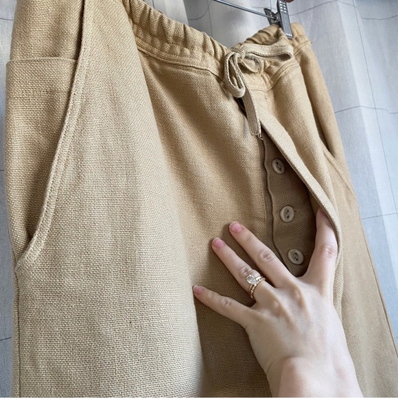 ❌SOLD❌ MATTEO Los Angeles Linen Cropped Pants - Picture 6 of 12